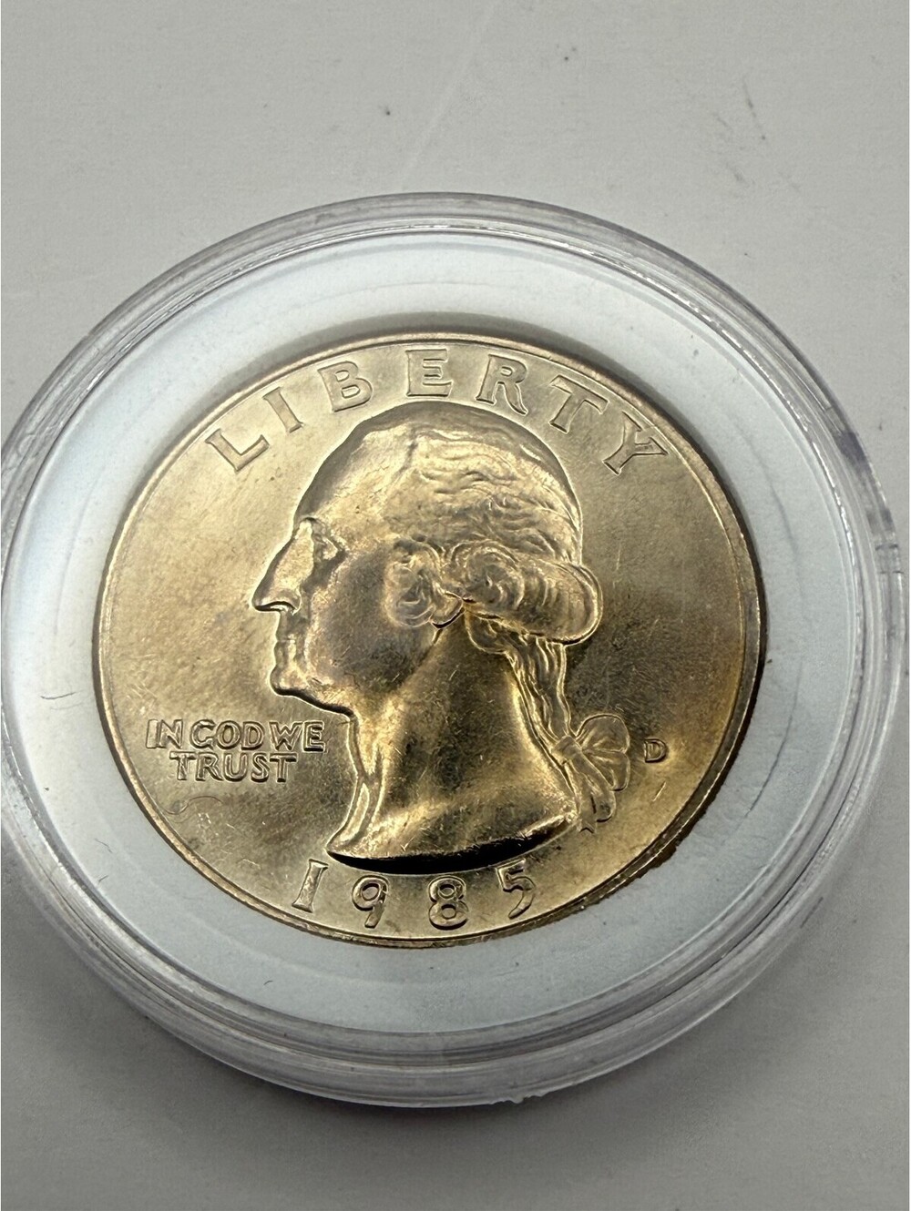 1985-D Washington Quarter BU Brilliant Uncirculated Denver Mint US Coin